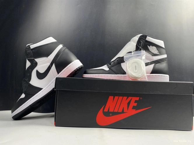 Rep Air White (2014) Black Retro 1 555088-010 Jordan 0711